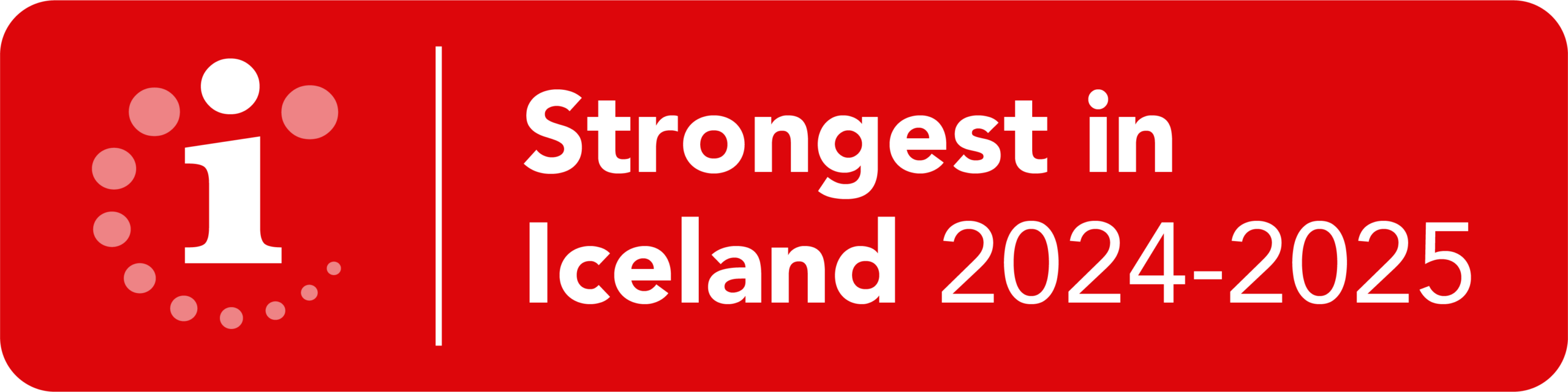 Strongest in Iceland